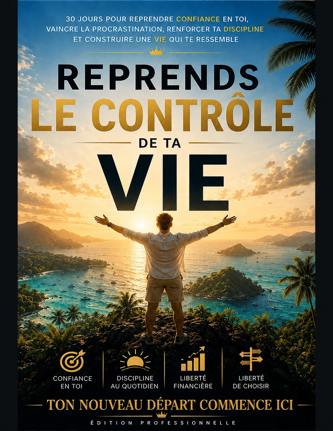 Couverture — Reprends le contrôle de ta vie, par Selim Chikhi
